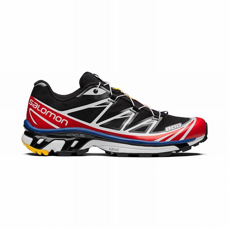 Chaussures De Trail Running Salomon Homme Noir / Blanche - Salomon XT-6 RACING - France (9746-PLRKQ)